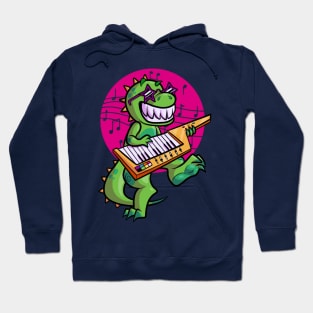 T Rex Logo with music and no studio name Hoodie